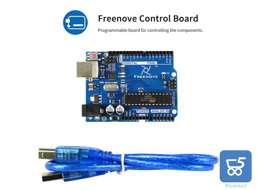 Freenove RFID Starter Kit V2.0 with UNO Arduino IDE Blue Board 198 componenti 49 progetti