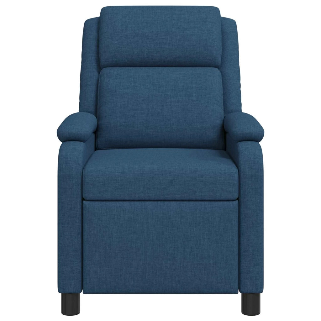 Divano Sedia-Poltrona reclinabile Blu Tessuto 105359