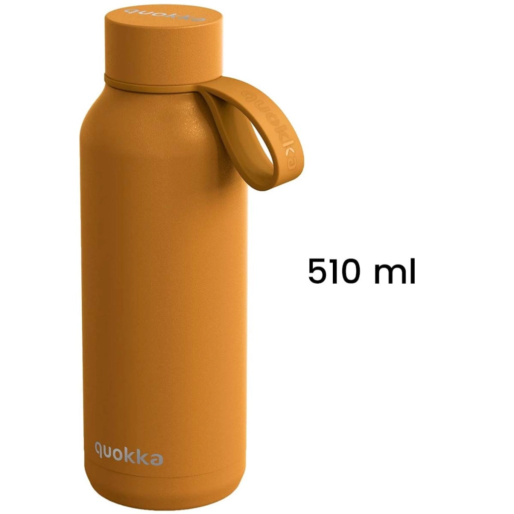 Bottiglia Termica 510ml Collezione Solid con Cinghia Giallo Quokka