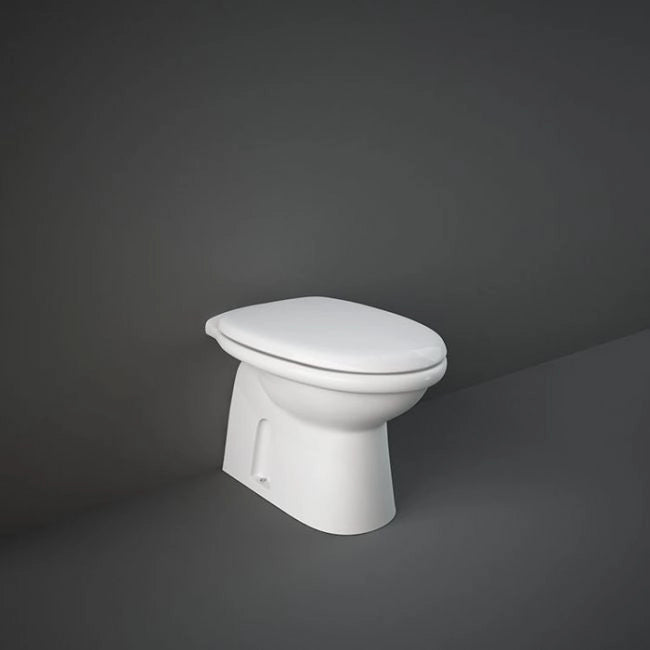 Kit Sanitari filomuro Karla Rak ceramics - Kit standard Karla (Bidet, vaso scarico pavimento, coprivaso in abs)
