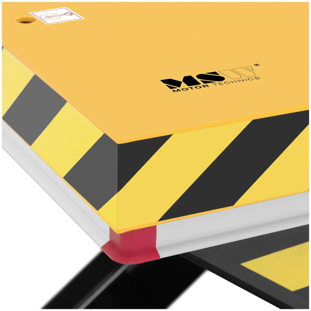Tavolo elevatore elettrico professionale 380 volt 2000 kg acciaio giallo 14_0010061