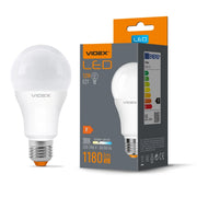 Lampadina LED A60 12W E27 3000K 1180lm bianca Videx