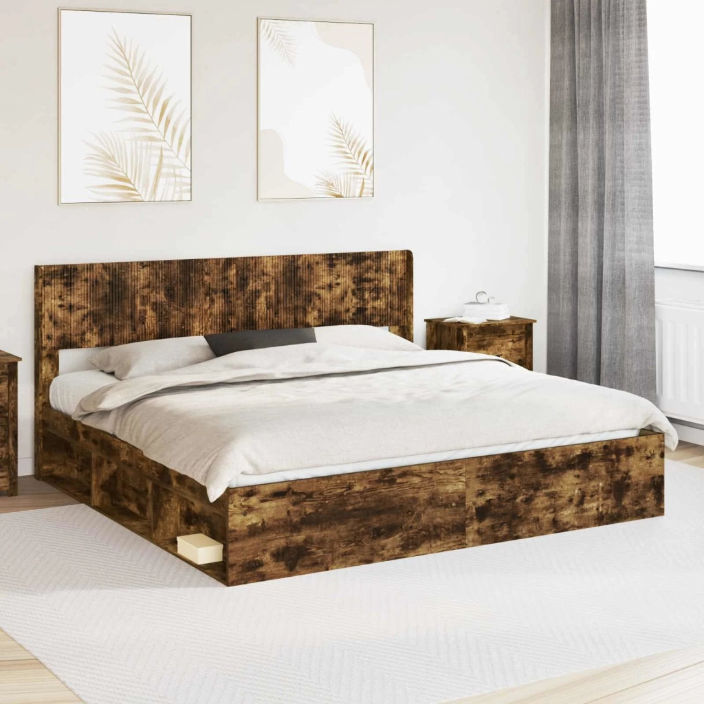 Testiera | Testata Letto Rovere Fumo PB