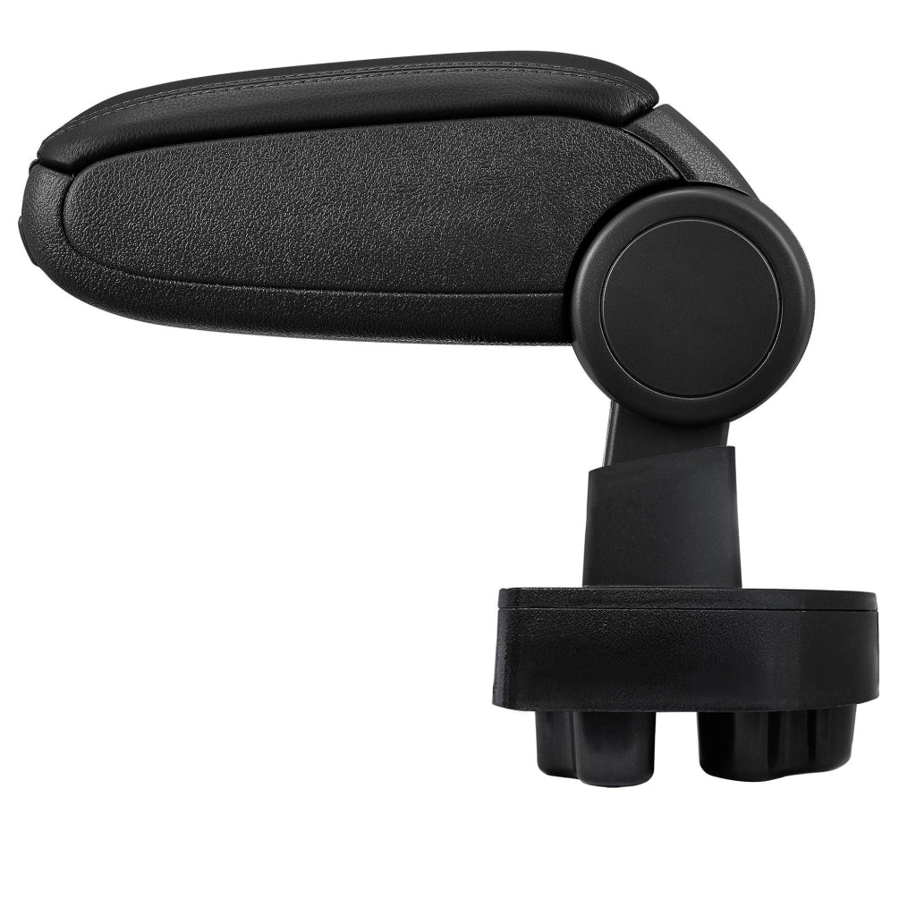 Bracciolo centrale per Opel Corsa C / Opel Combo C con scomparto imbottito in similpelle nera con cuciture nere 03_0000570