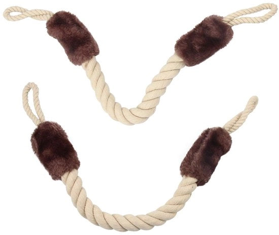 Stopper per porte con maniglia e protezione in cotone per bambini e animali domestici 2 pezzi