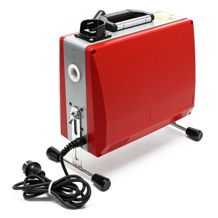 Macchina professionale per la pulizia dei tubi 390W 400 giri/min. Con 6 spirali Ø 16mm e accessori