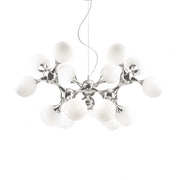 Lampada A Sospensione Nodi Sp15 Bianco Ideal-Lux