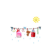 Sticker da Muro Sun con Appendini 90x85 cm Plastica