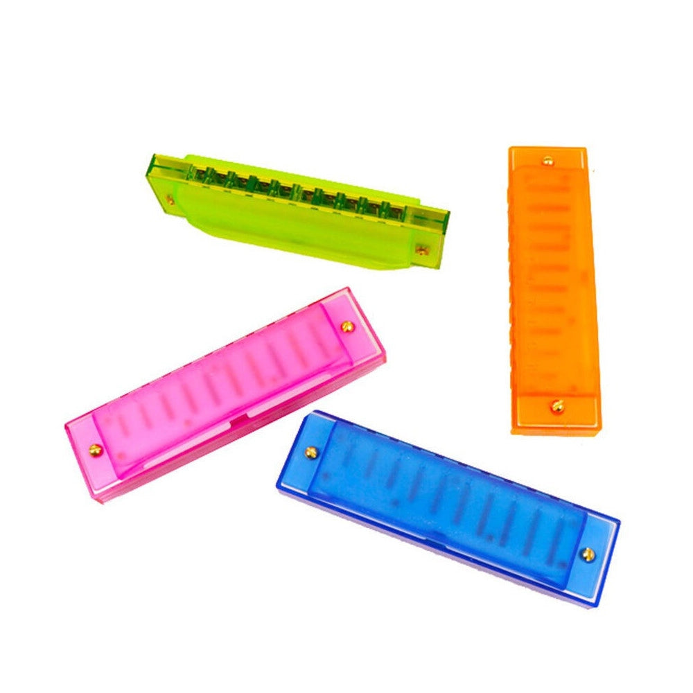 Trade Shop - Armonica Bocca Plastica Colorata Bambini Bimbi Scuola Musica Suoni -