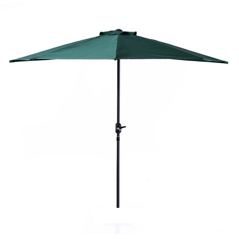 OMBRELLONE SEMICIRCOLARE IMPERMEABILE 269 X 138 X 236 CM VERDE
