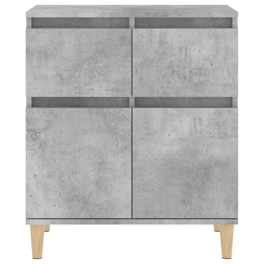 Credenza | Madia | Buffet da pranzo | Armadio da pranzo Grigio Cemento 60x35x70 cm in Legno Multistrato