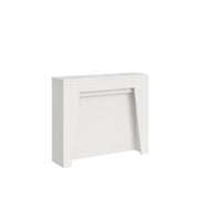 Consolle allungabile 90x25/211 cm Aneya Bianco Frassino