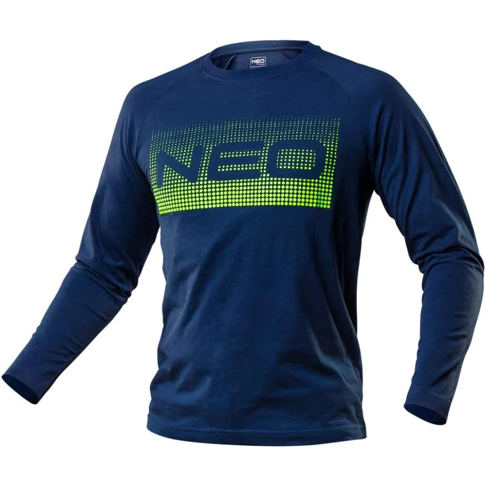Topex 81-619-xxxl t-shirt a mani lunghe premium stampa neo tagli