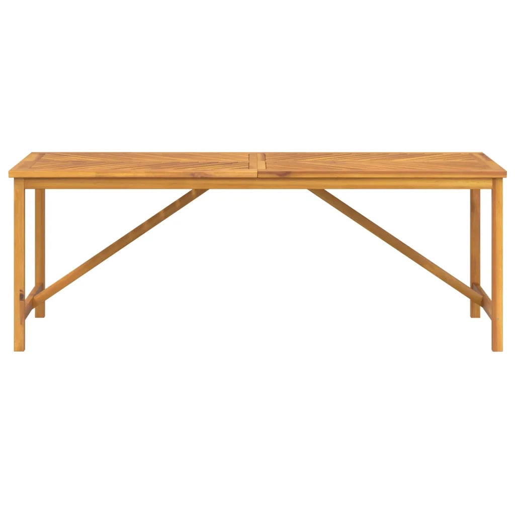 Tavolo da Pranzo da Giardino | Tavolino da esterno 200x90x74 cm Legno Massello Acacia