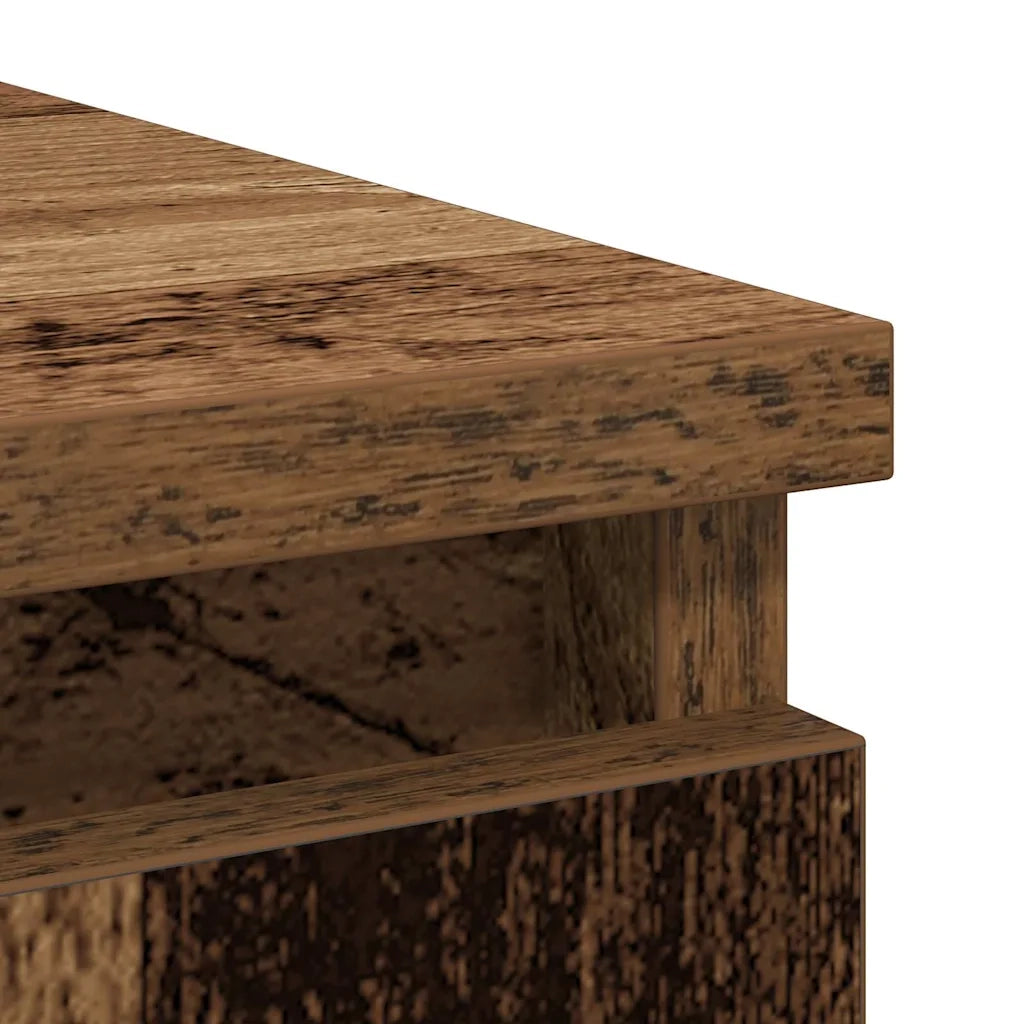 Credenza con Cassetto Legno Antico 71x35x65 cm in Truciolato