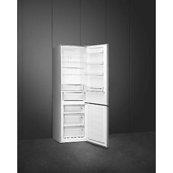 Smeg FC200XEU Frigorifero Combinato 331 L 200 cm Classe E Total No Frost 38 dB (200x60x59 cm) colore Inox