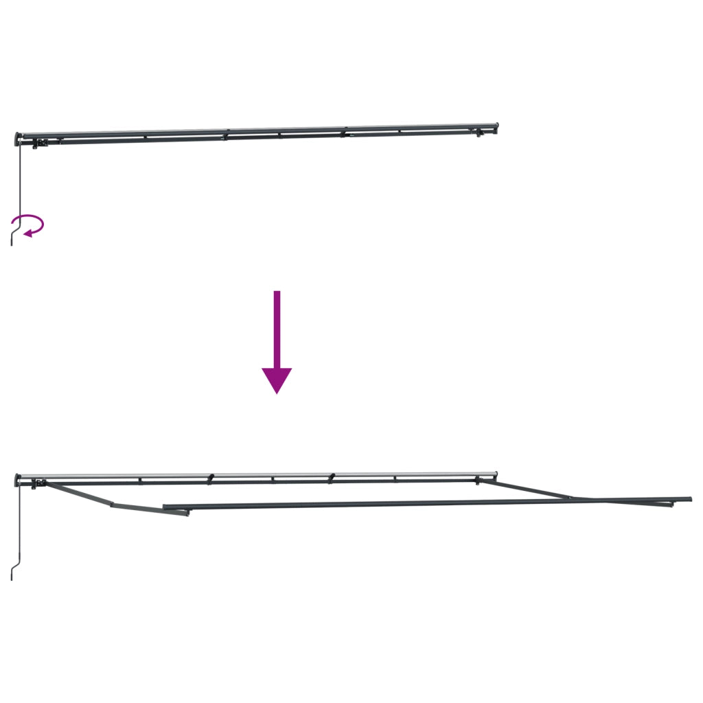 Tenda Retrattile Manuale  Beige 600x300 cm