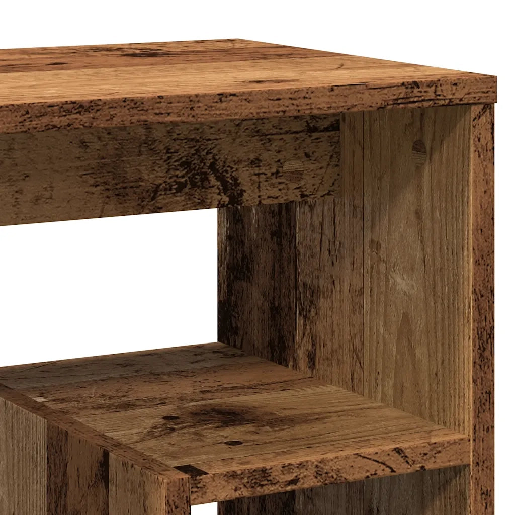 Comodini Legno Antico 2 pz 40x30x40 cm in Legno Multistrato 856527