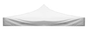 Telo Tetto di Ricambio per Gazebo Pieghevole 3x6m in Tessuto Oxford 600D Bianco
