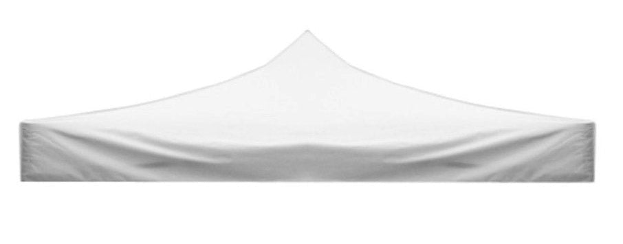 Telo Tetto di Ricambio per Gazebo Pieghevole 3x6m in Tessuto Oxford 600D Bianco