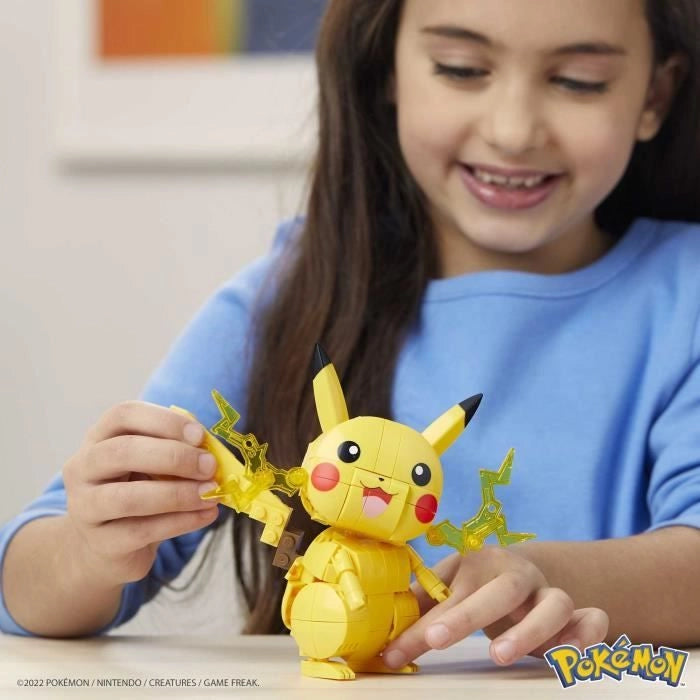 MEGA CONSTRUX Pokémon Pikachu da costruire 10 cm - 6 anni e +