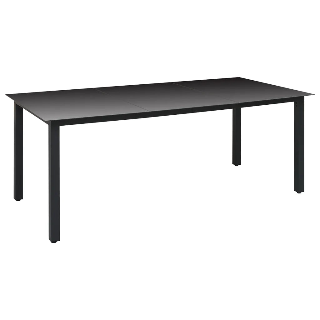Set da Pranzo da Giardino 9 pz Nero e Marrone cod mxl 40890