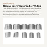 Kit di Snidere per Pelle - 10 pezzi/allegato - Trimmer per Angoli - Snidere per Pelle - Snidere per Pelle - Materiale Duraturo - Tagli netti - Kit di Snidere per Pelle