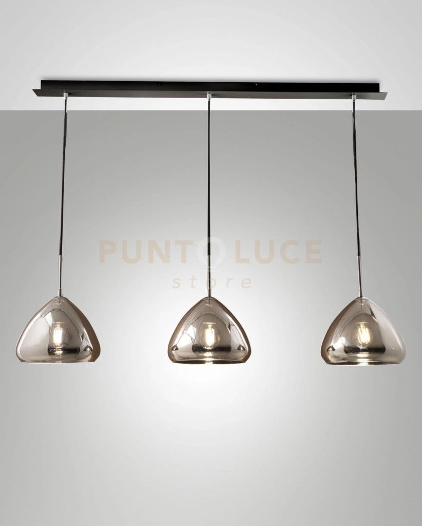 GLOW SOSPENSIONE CROMO 3 LUCI 3667-48-138