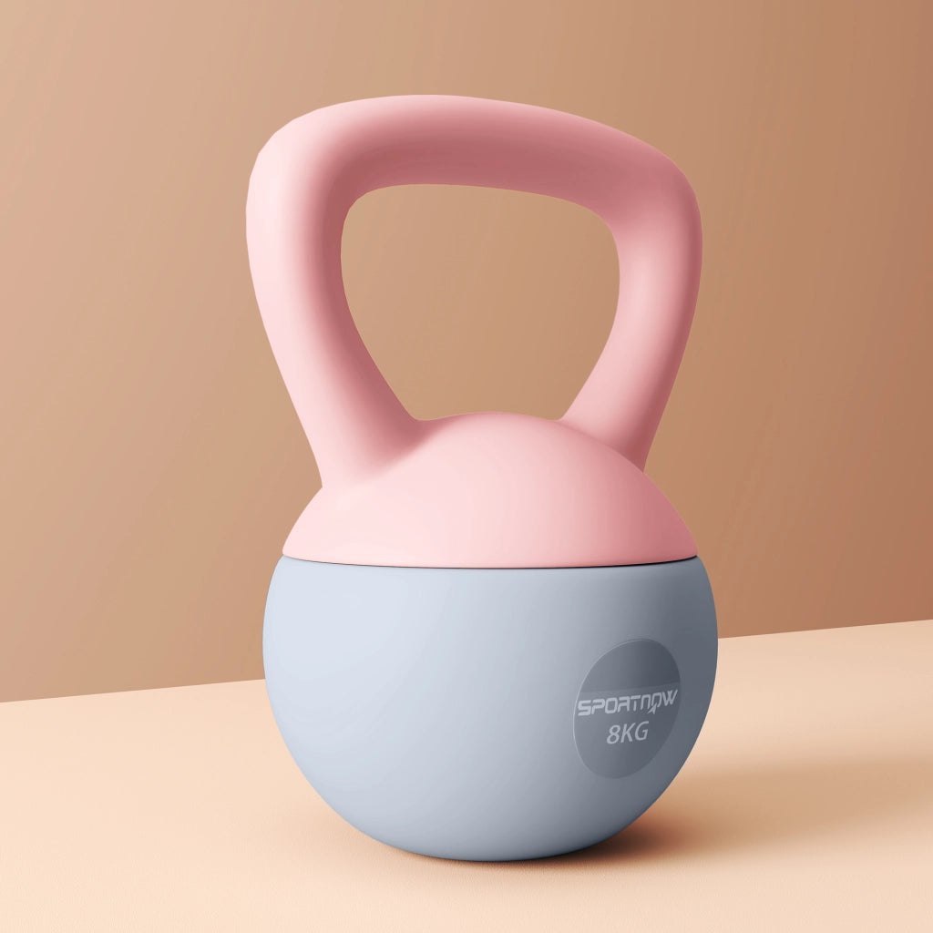 Kettlebell 8 kg ¨C zephmum ¨C rosa 19x19x28 cm