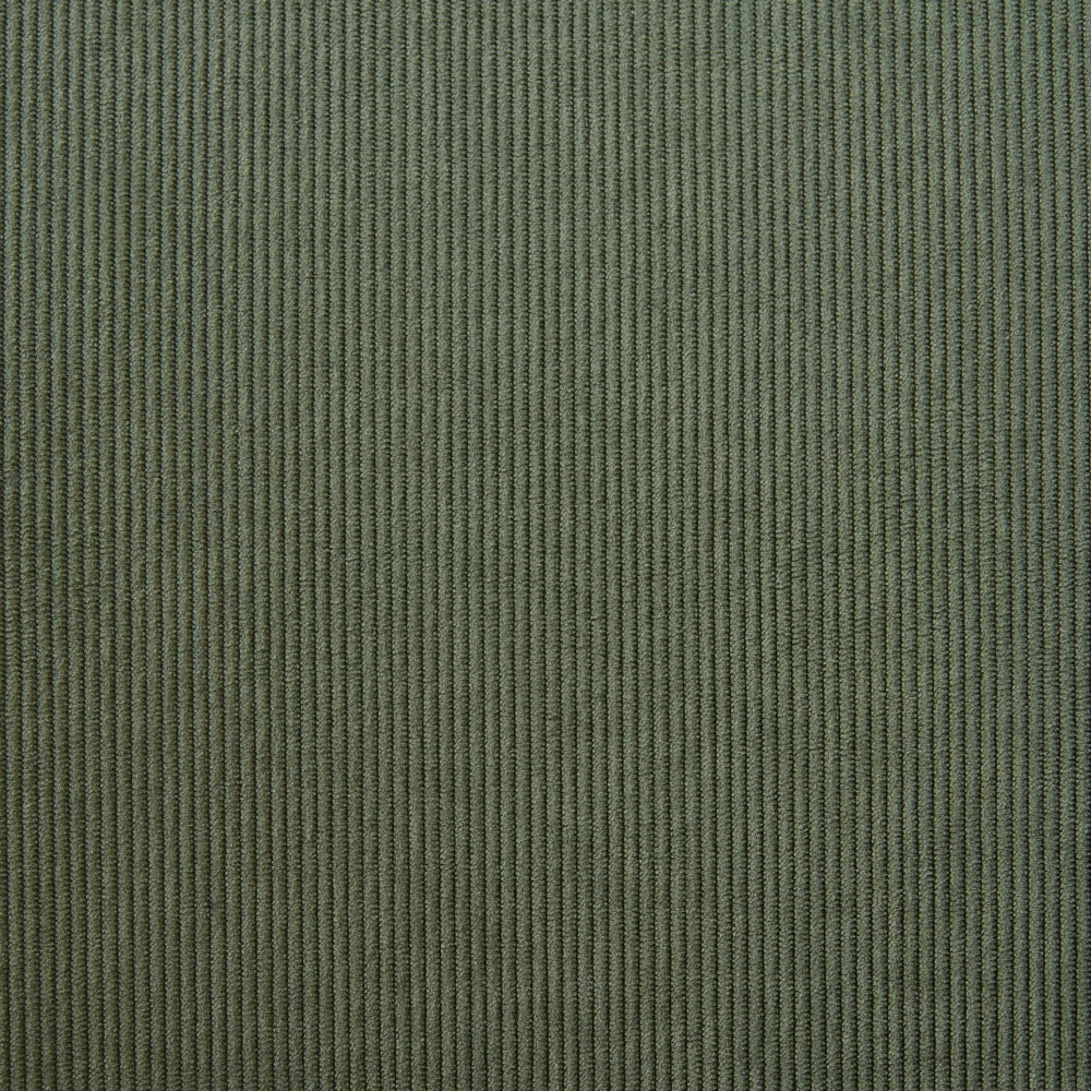 Poltrona a dondolo Verde Jumbo Corda Tappezzeria Metallo Gambe nere Confortevole Ampio schienale e braccioli Soggiorno Camera da letto
