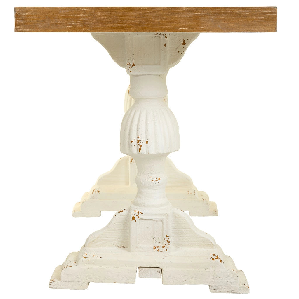 Tavolo da soggiorno in legno marrone 150x60x72h