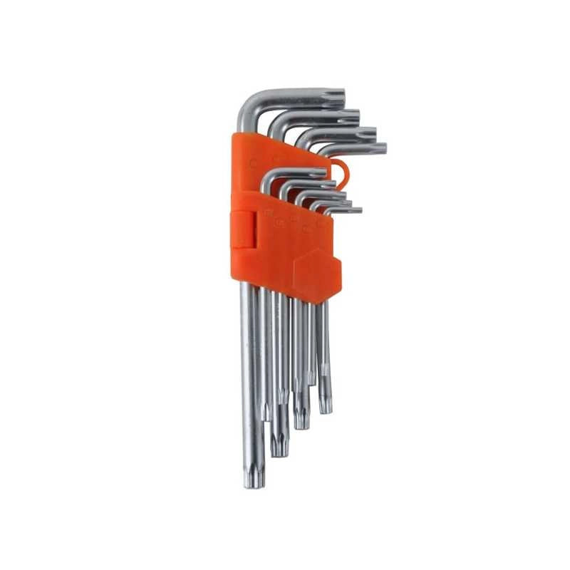 Chiavi Torx T10/50 pz.9 con Foro Cv Medie Alte 04146