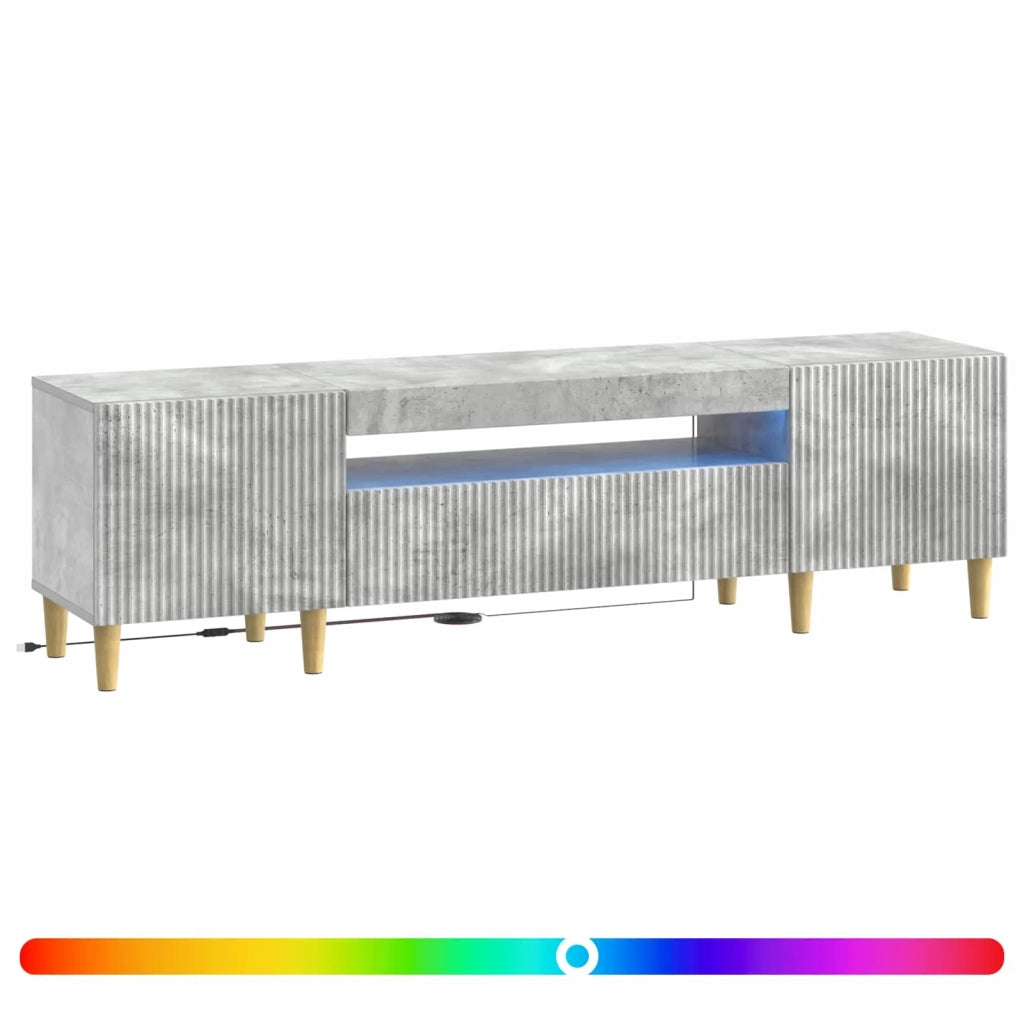 Mobile TV LED Grigio Cemento Legno ingegnerizzato 896688