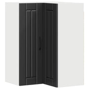 Mobile da cucina moderno e funzionale con pratico spazio di archiviazione 57 x 57 x 80 cm in legno ingegnerizzato nero 02_0054093