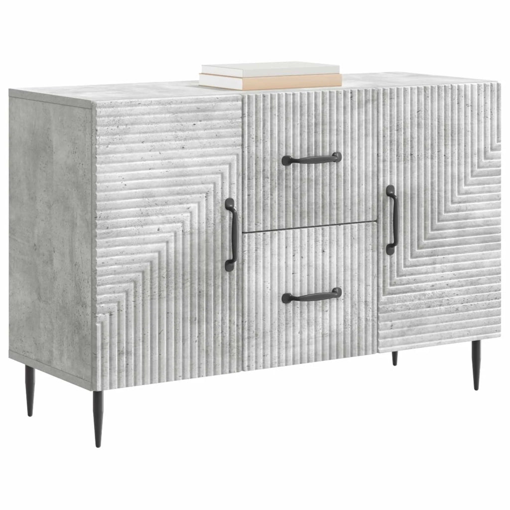 Credenza Grigio Cemento 89 x 34,5 x 60 cm Legno ingegnerizzato
