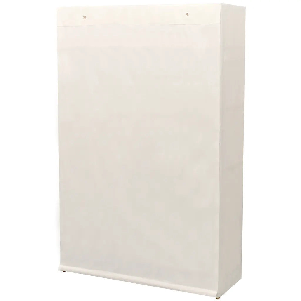 Armadio in Stoffa e Legno di Pino 110x40x170 cm 42976