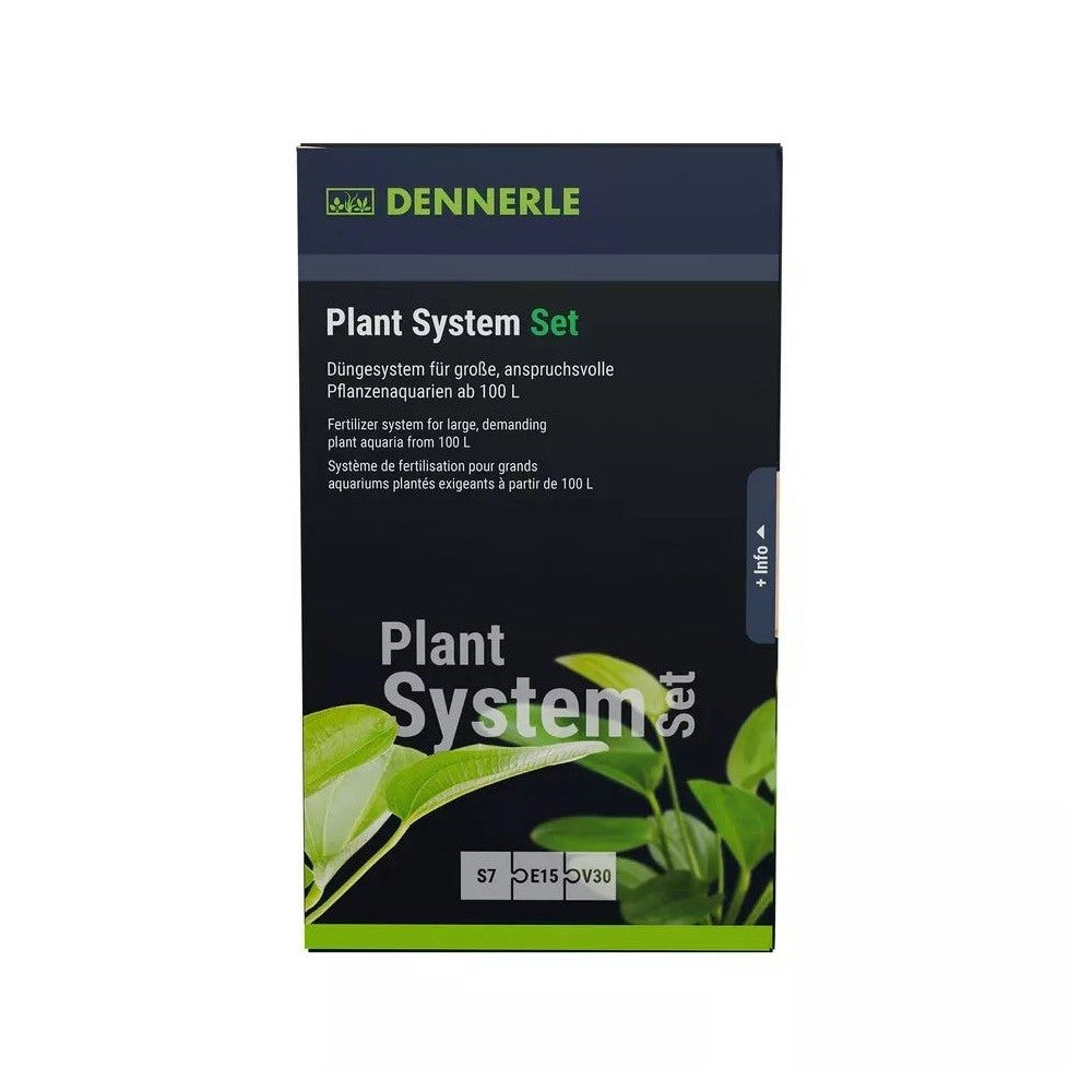 Dennerle Plant System Set 3x100ml - kit di fertilizzazione per acquari fino a 100 litri