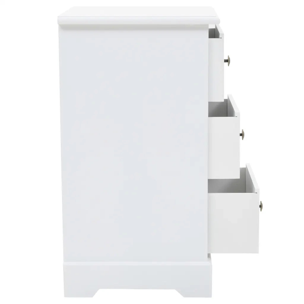 Comodino in MDF e Legno di Pino 35x32x59 cm cod mxl 31202