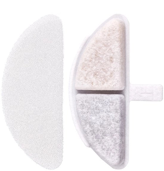 Filtro per acqua per animali da 8 pezzi, accessori per alimentazione acqua attivato carbone filtro di cotone filtro acqua