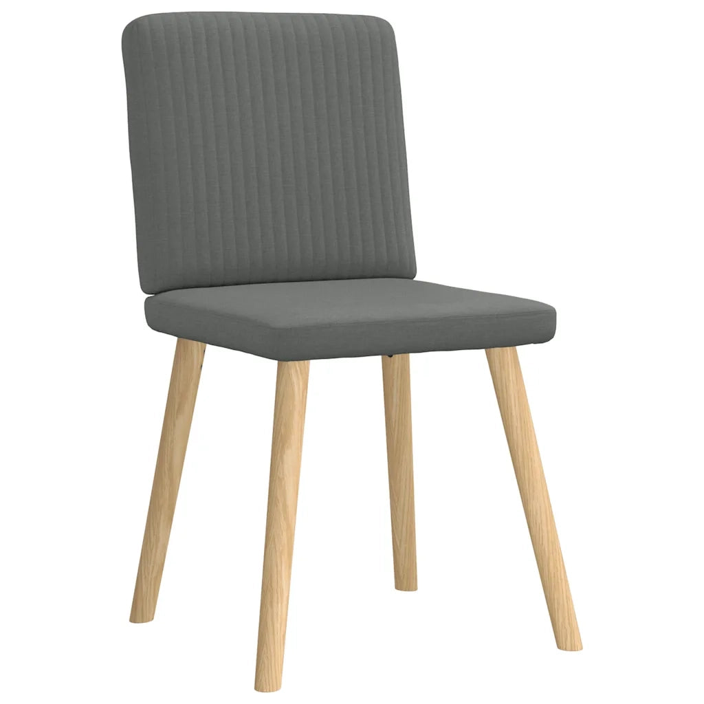Sedie da Pranzo 6 pz Grigio Scuro in Tessuto 3315568