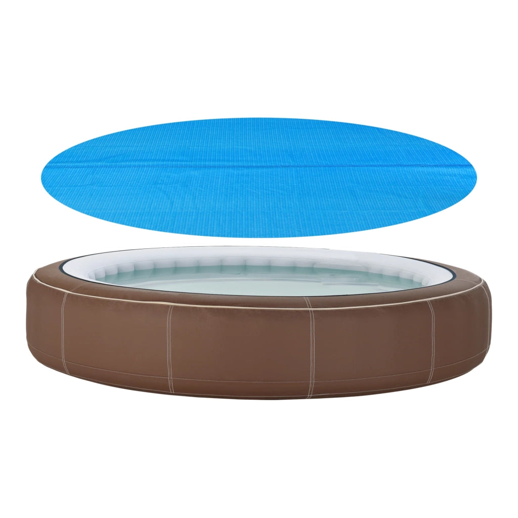 Copertura solare rotonda per piscina diametro 457 cm polietilene blu 03_0006679