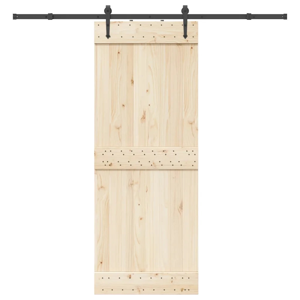 Kit di Binari per Porte Scorrevoli 213,5 cm Acciaio Nero CFW9171919