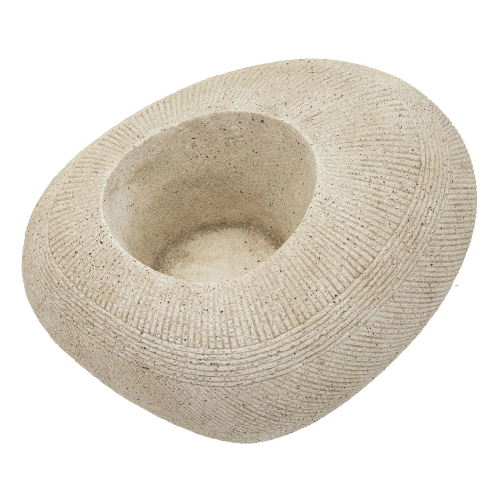 Vaso Decorativo VKH1045, Grigio, Poliresina, 54,5x42,5x30 cm