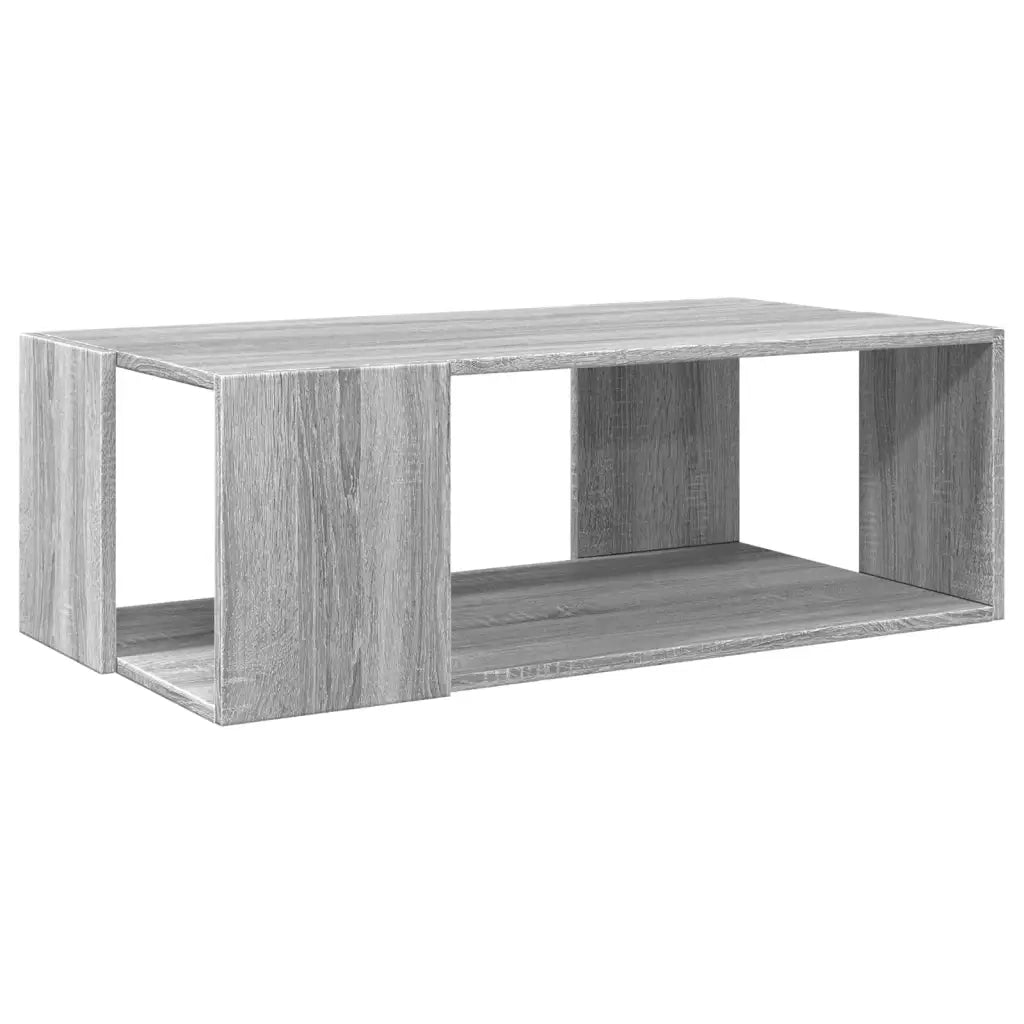 Tavolino Salotto Grigio Sonoma 89,5x48x30 cm Legno Multistrato 848155