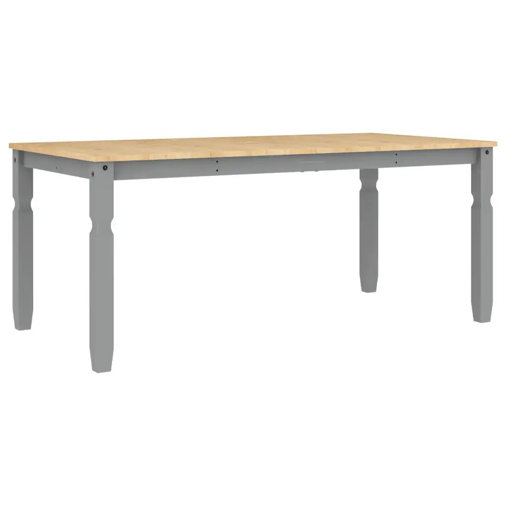 Set da Pranzo 7 pz PANAMA Grigio in Legno Massello di Pino 3345213