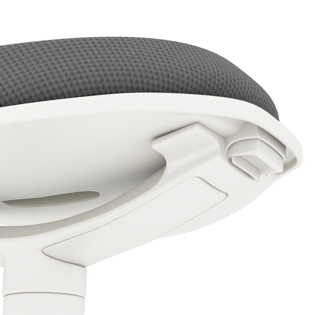 Sgabello ergonomico da ufficio regolabile grigio