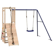 Parco giochi per esterni strutture per arrampicata robusti giochi da giardino 232 x 184 x 169 cm legno massiccio di pino 02_0004901