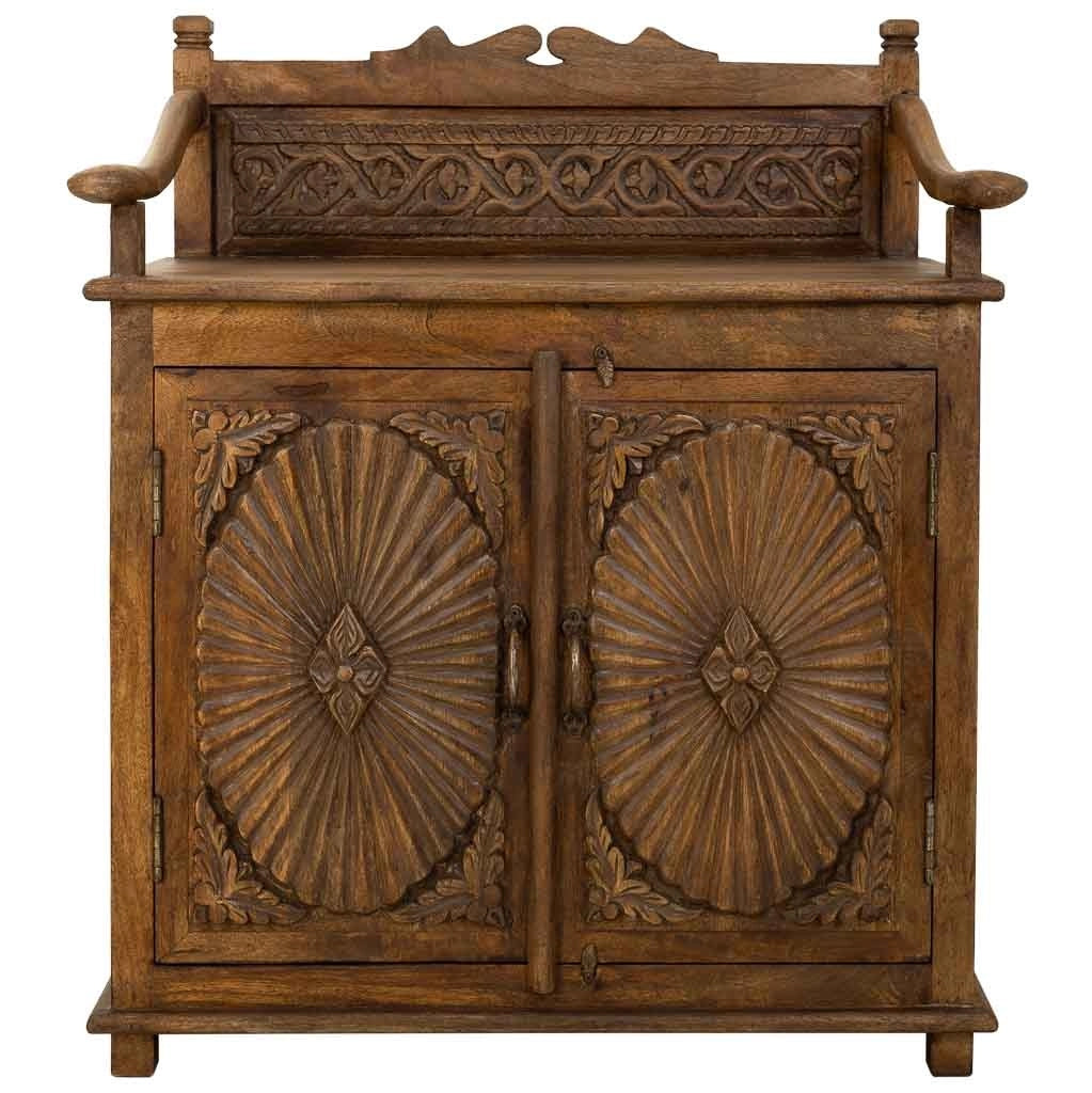 Credenza in legno marrone 70x42x85