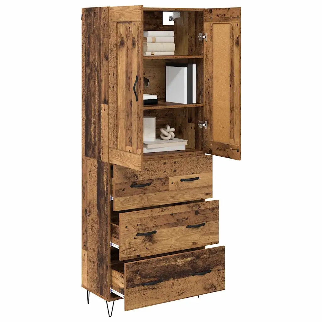 Credenza Legno vecchio 69,5 x 34 x 180 cm Legno multistrato 3415622