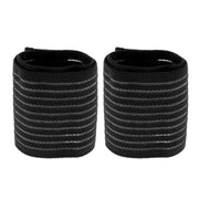 Trade Shop - Polso Benda Polsiera Fasciatura Di Supporto Polsino Elastico Accessori Nero -